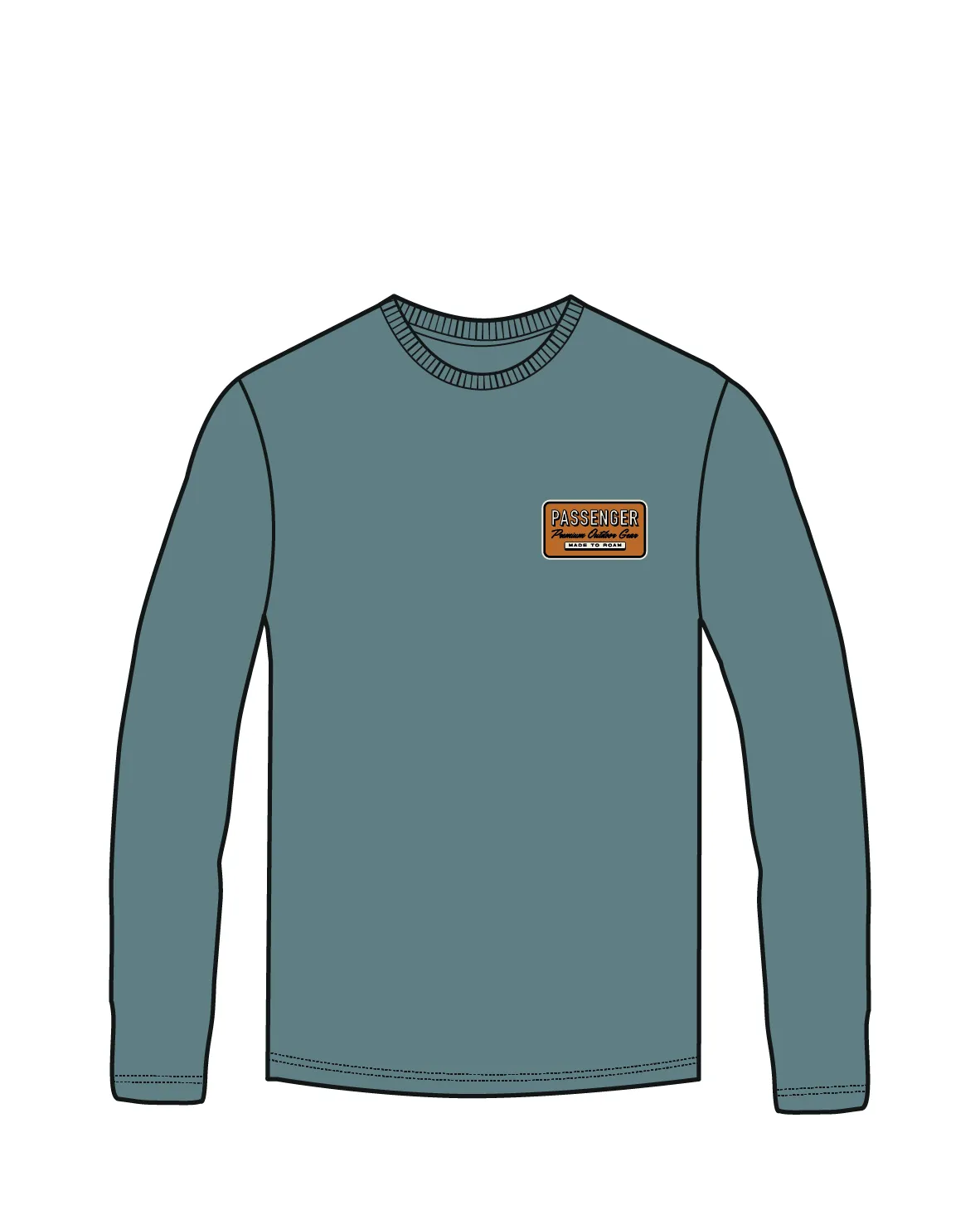 Beechey Recycled Cotton LS T-Shirt - Arctic