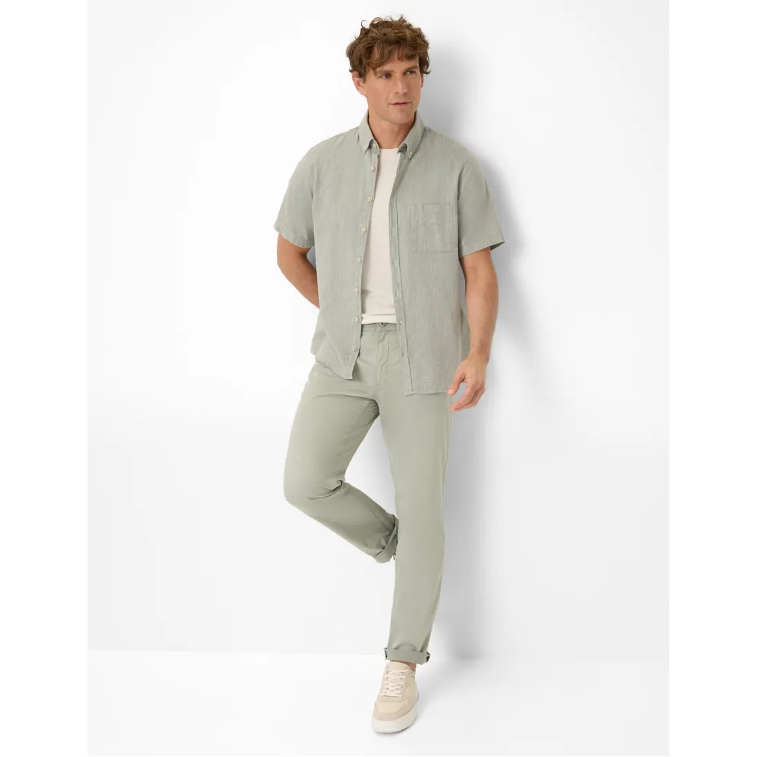Brax Ultralight: five-pocket Stretch Jeans Cadiz Fit 81-3128 Avocado
