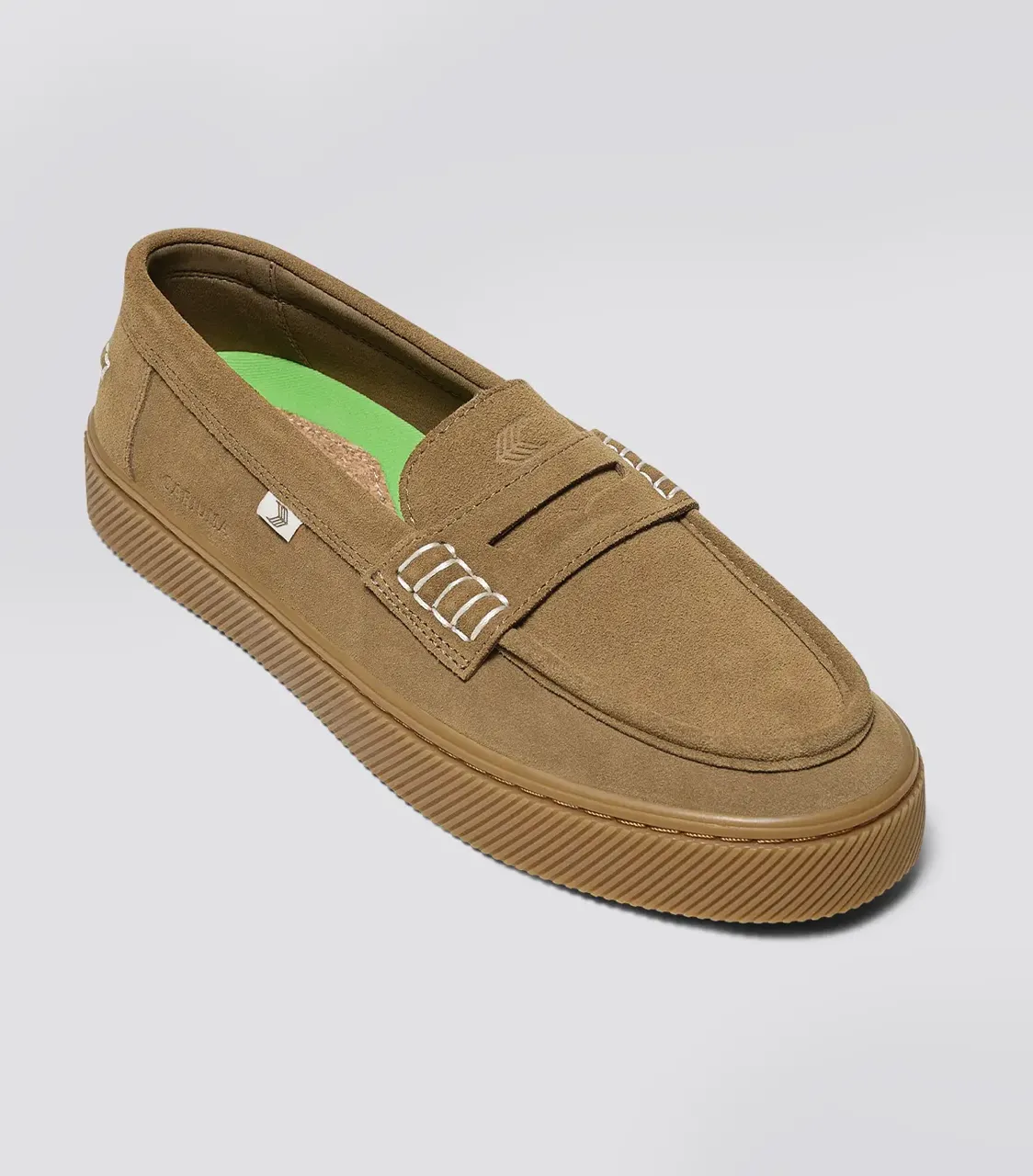 CAJU Gum Camel Suede Loafer