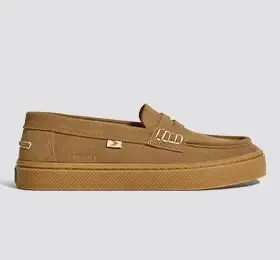 CAJU Gum Camel Suede Loafer