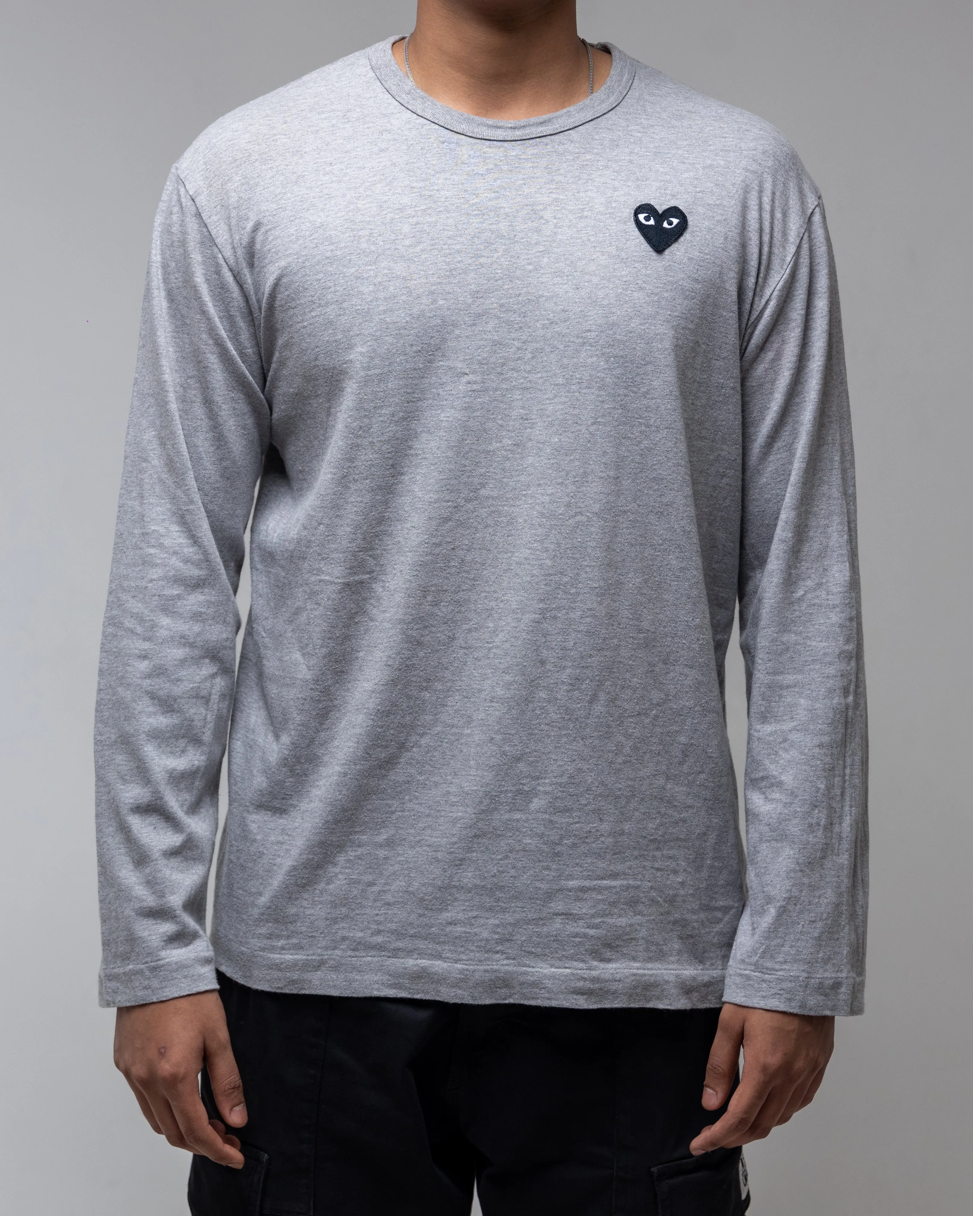 CDG Play Long Sleeve T-shirt With Logo
