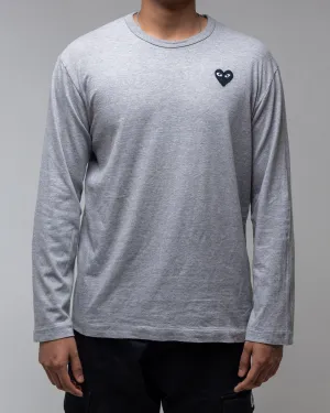 CDG Play Long Sleeve T-shirt With Logo