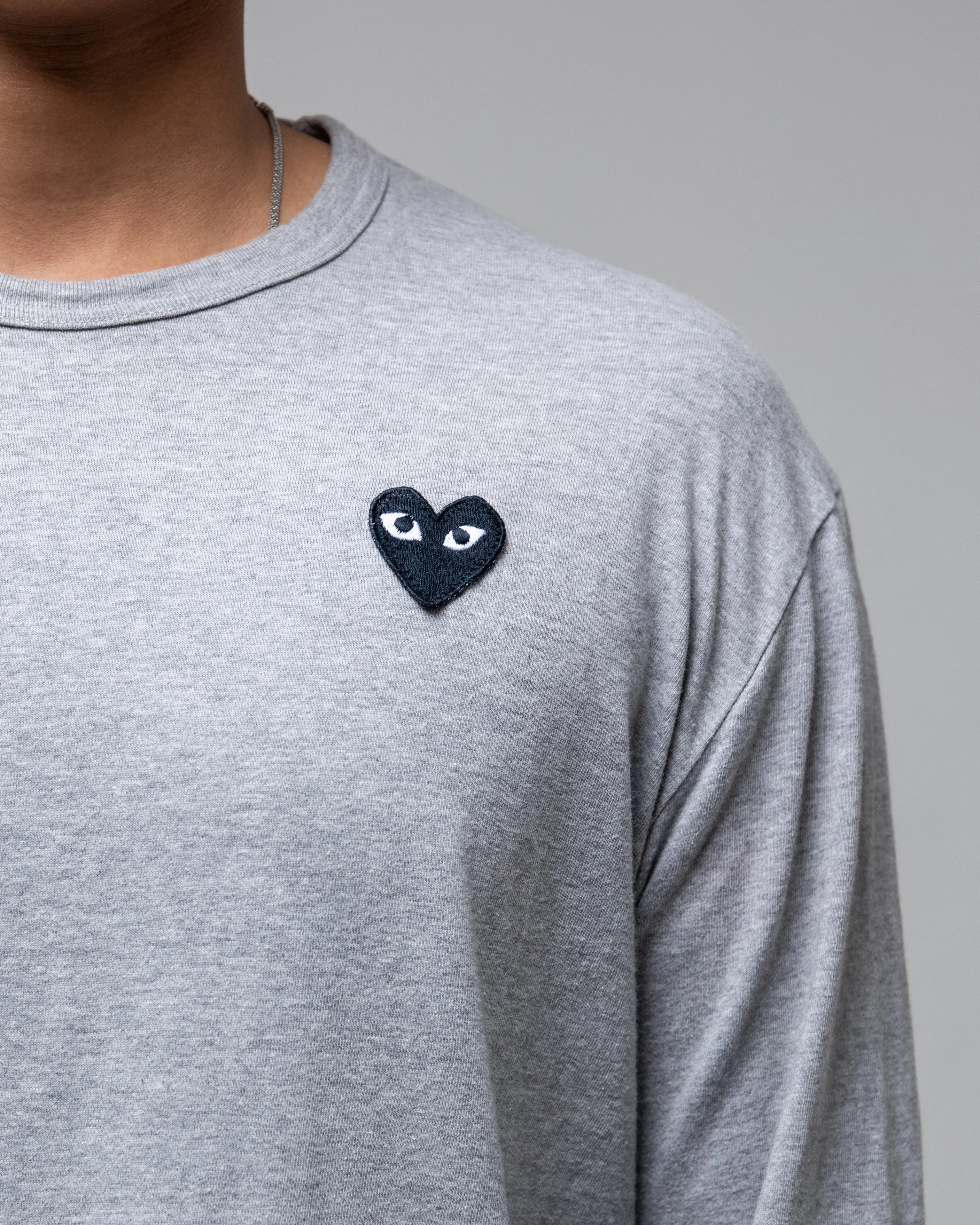 CDG Play Long Sleeve T-shirt With Logo