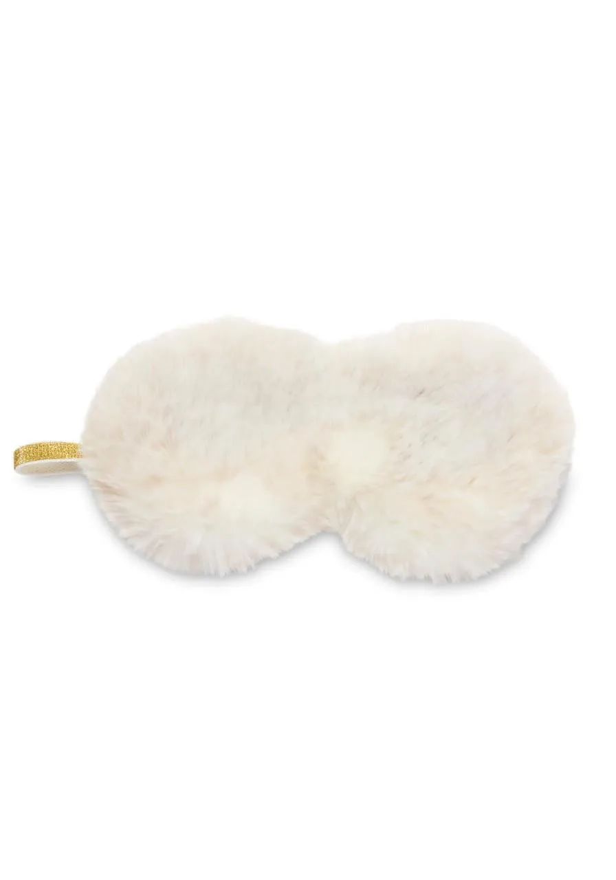 Faux Fur Sparkle Eyemask