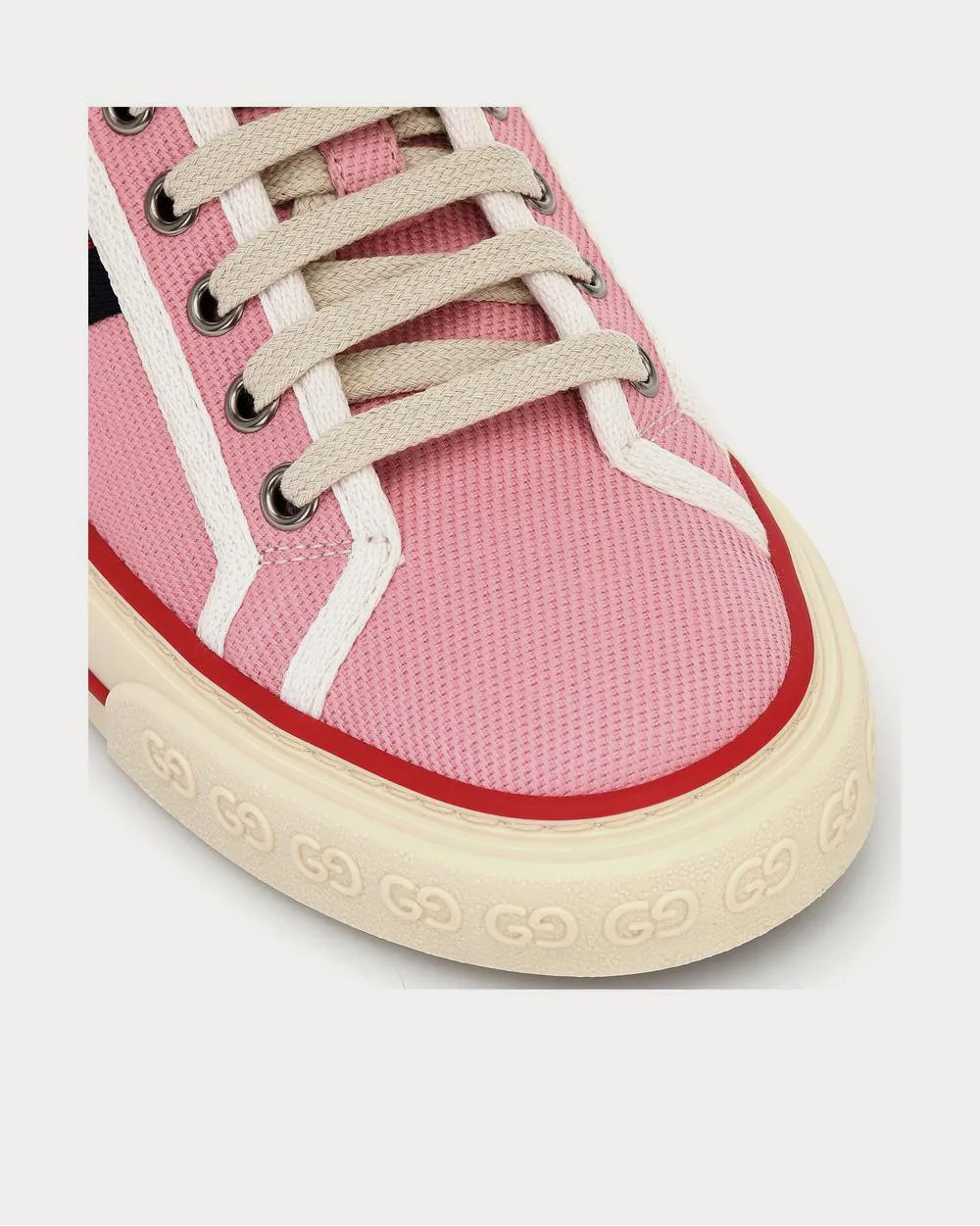 Gucci Tennis 1977 canvas Wild Rose Low Top Sneakers