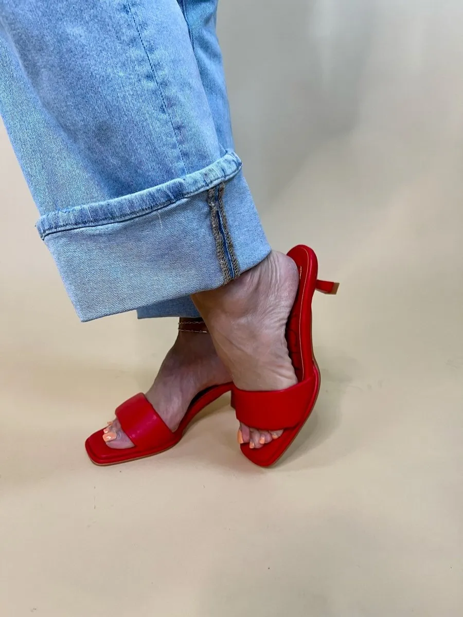 Matisse: Blondie Heeled Sandal - Red