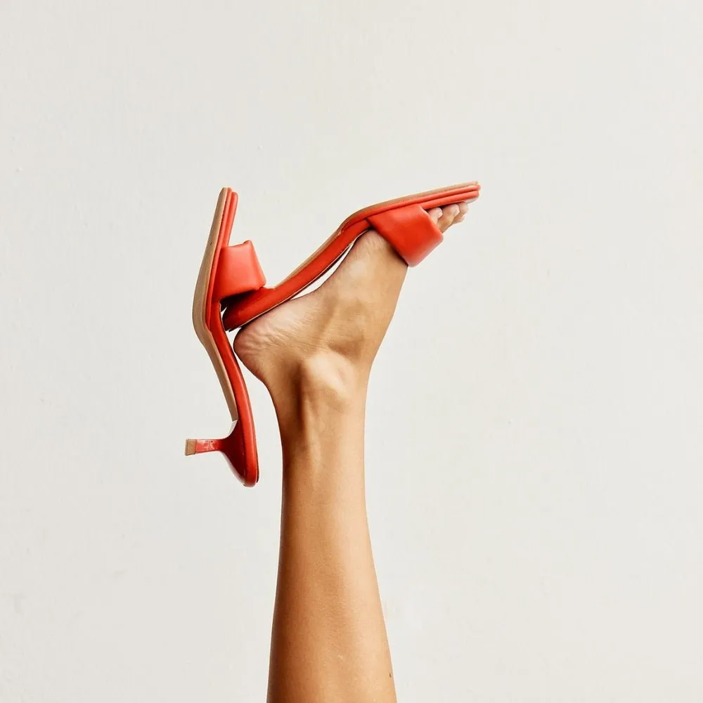 Matisse: Blondie Heeled Sandal - Red