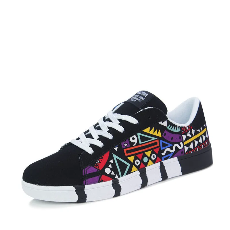 Mens Skate Shoes Spring 2025  Trendy Low-Top Board Shoes for Casual Style | Versatile Streetwear Sneakers for Students & Everyday Wear