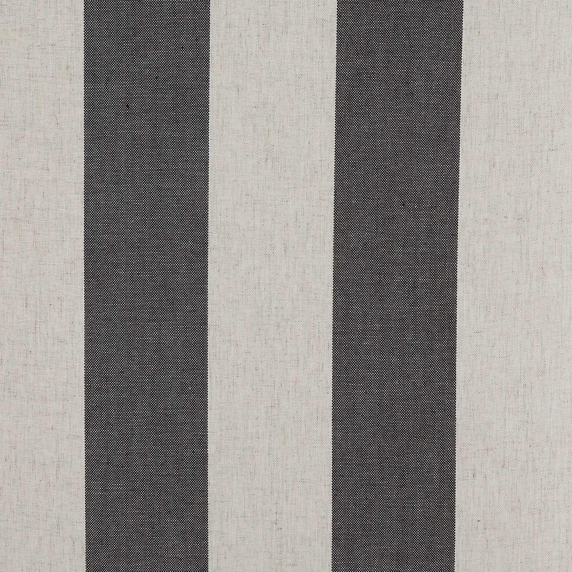Slip Cover Only - Noosa Hamptons Ottoman Grey/Cream Stripe