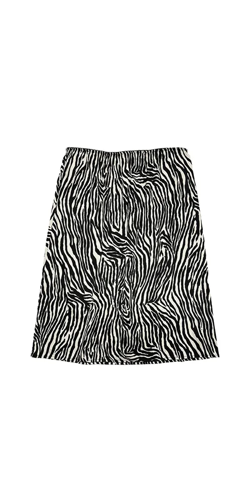 Slip Skirt Zebra