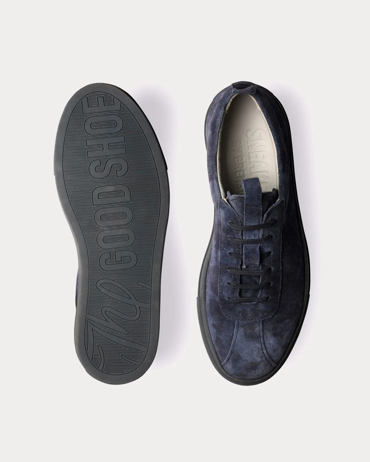 Sneaker 1 Suede Navy Low Top Sneakers