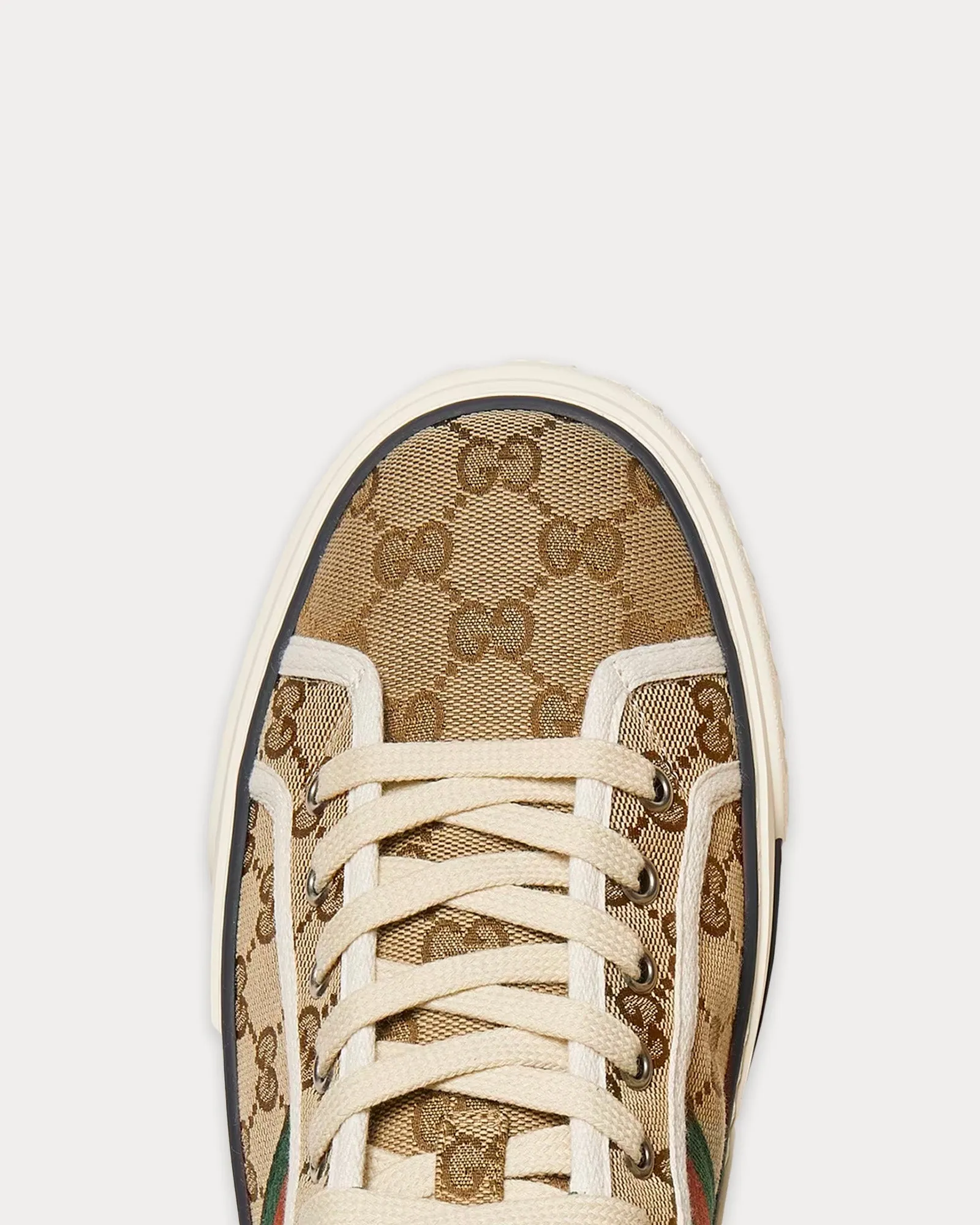 Tennis 1977 GG Canvas Beige / Ebony High Top Sneakers