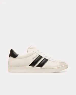 Tennis Leather White / Black Low Top Sneakers