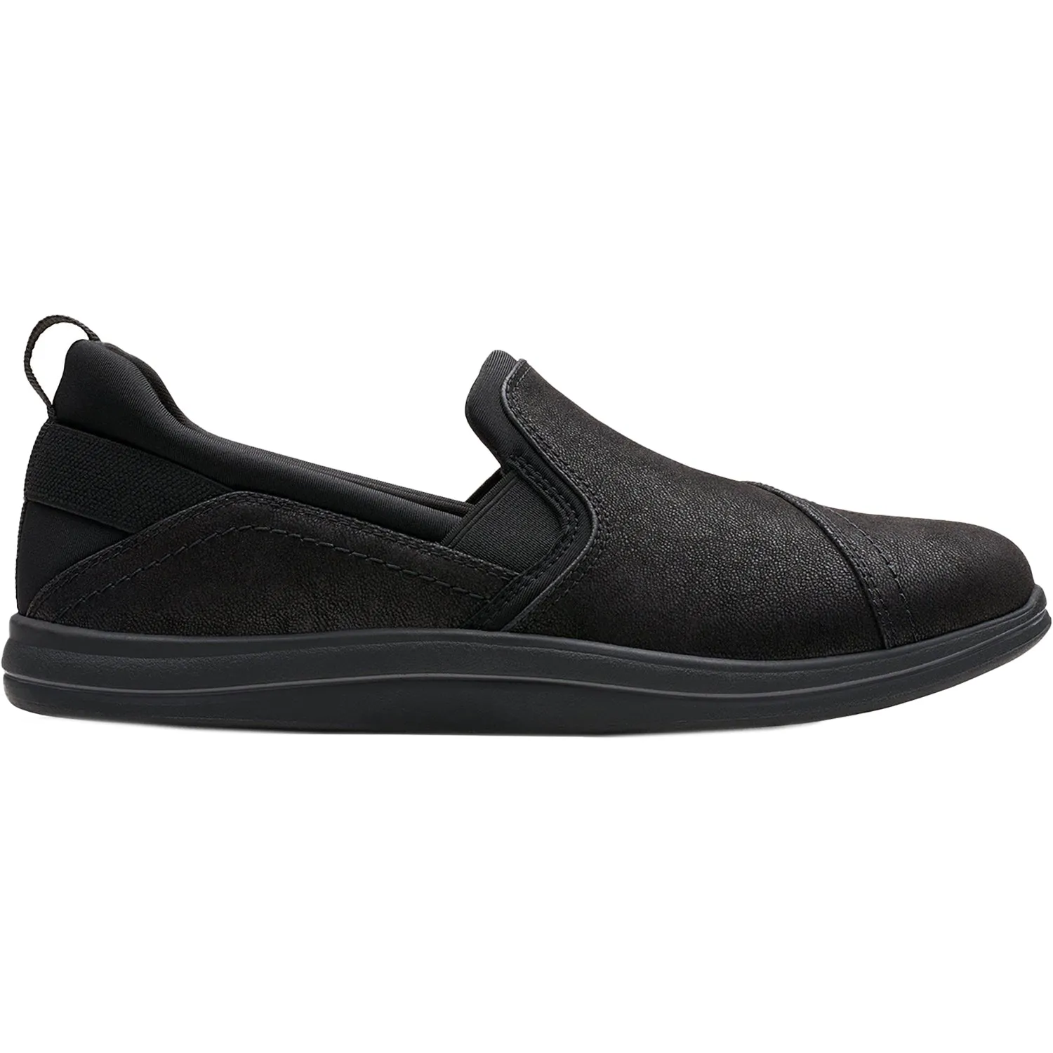Women's Clarks Cloudsteppers Breeze Dawn Black Nubuck