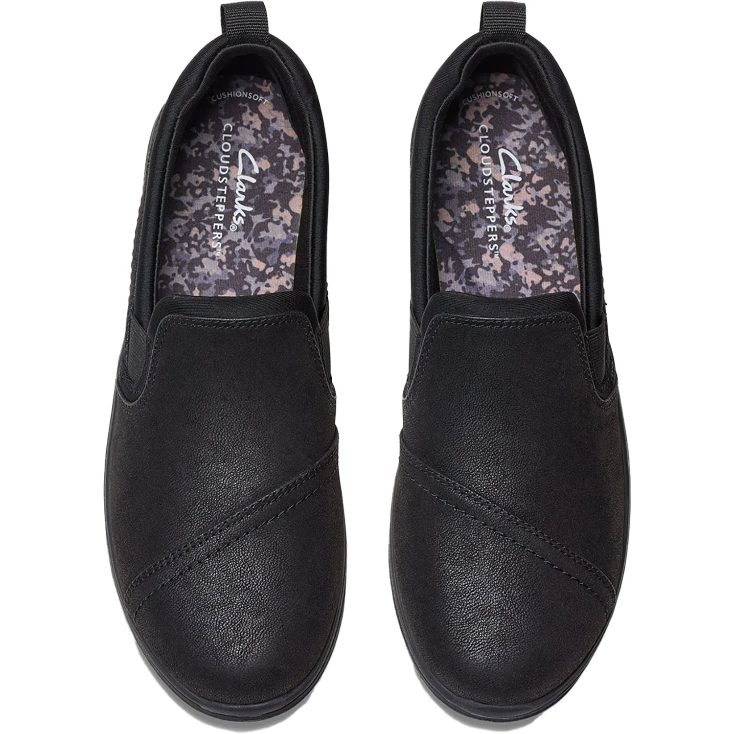 Women's Clarks Cloudsteppers Breeze Dawn Black Nubuck