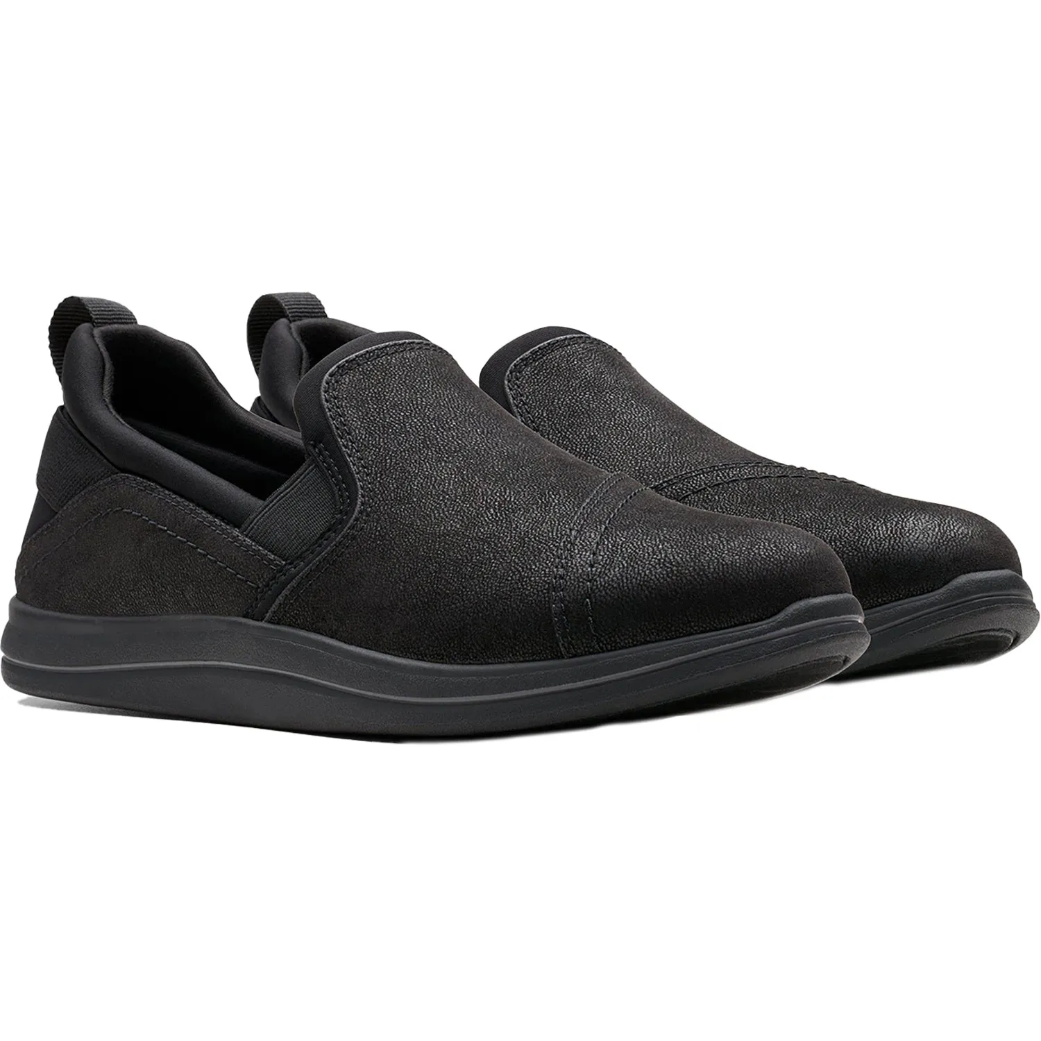 Women's Clarks Cloudsteppers Breeze Dawn Black Nubuck