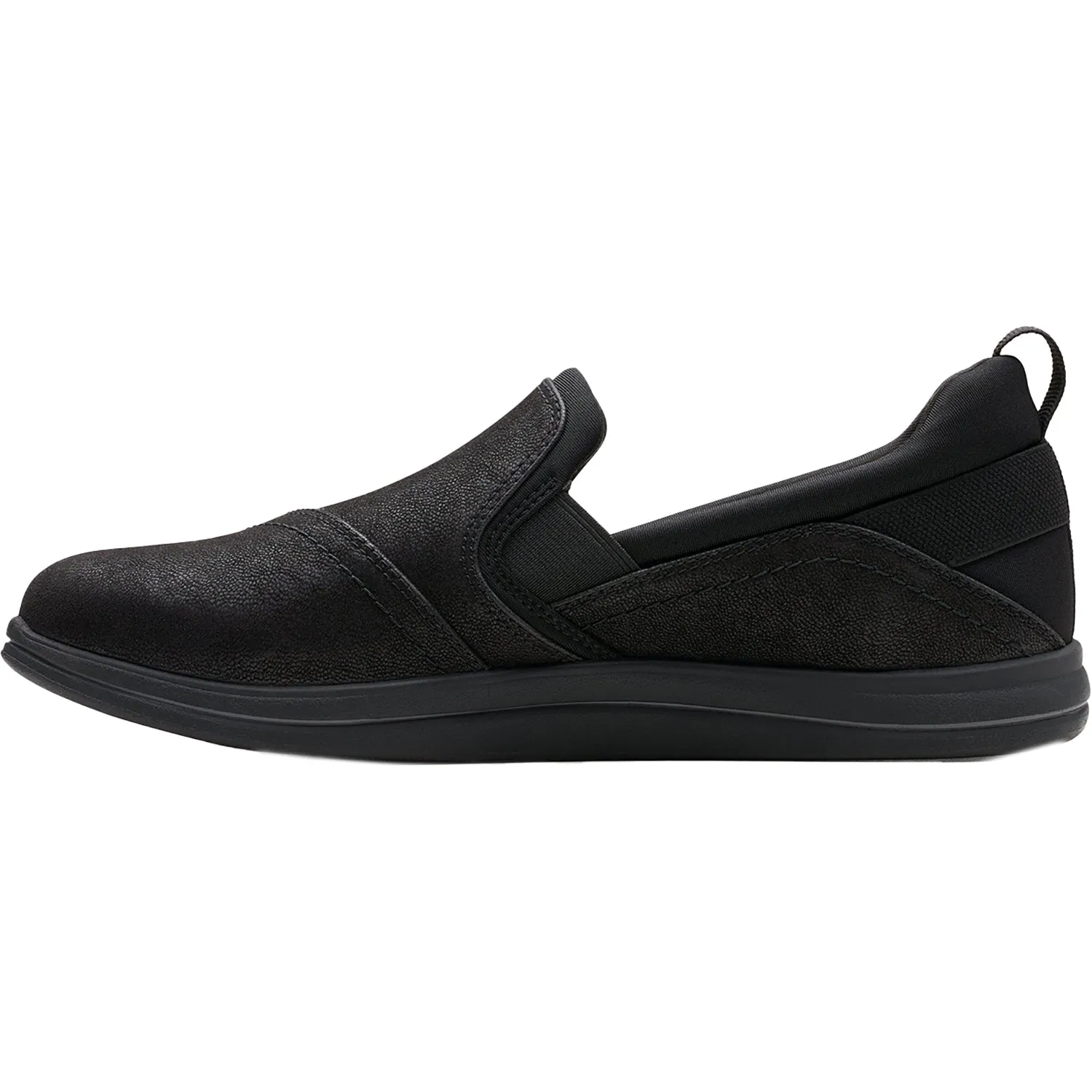 Women's Clarks Cloudsteppers Breeze Dawn Black Nubuck