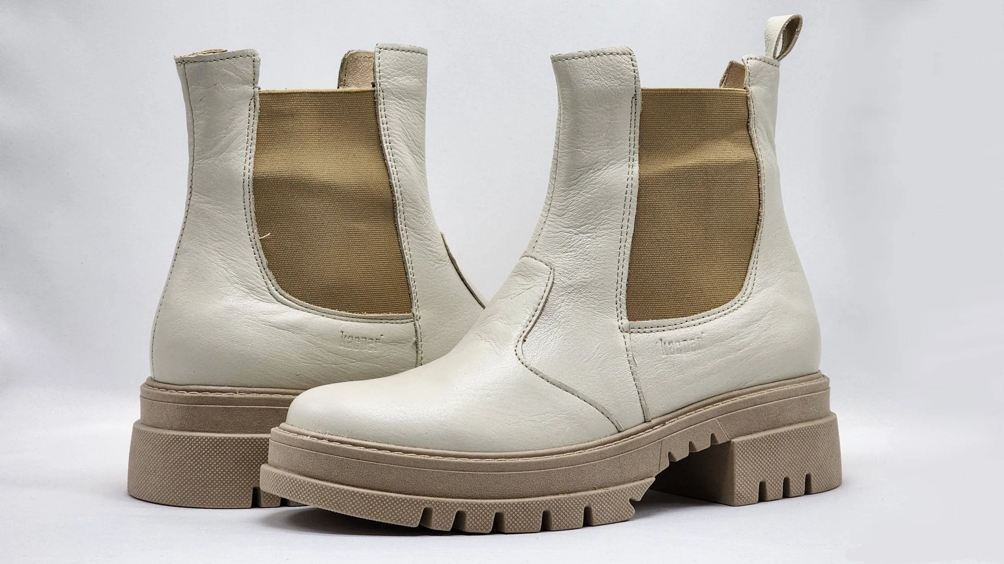 Women's Modern Mid Insulated Chelsea Zip-Up Leather Boots