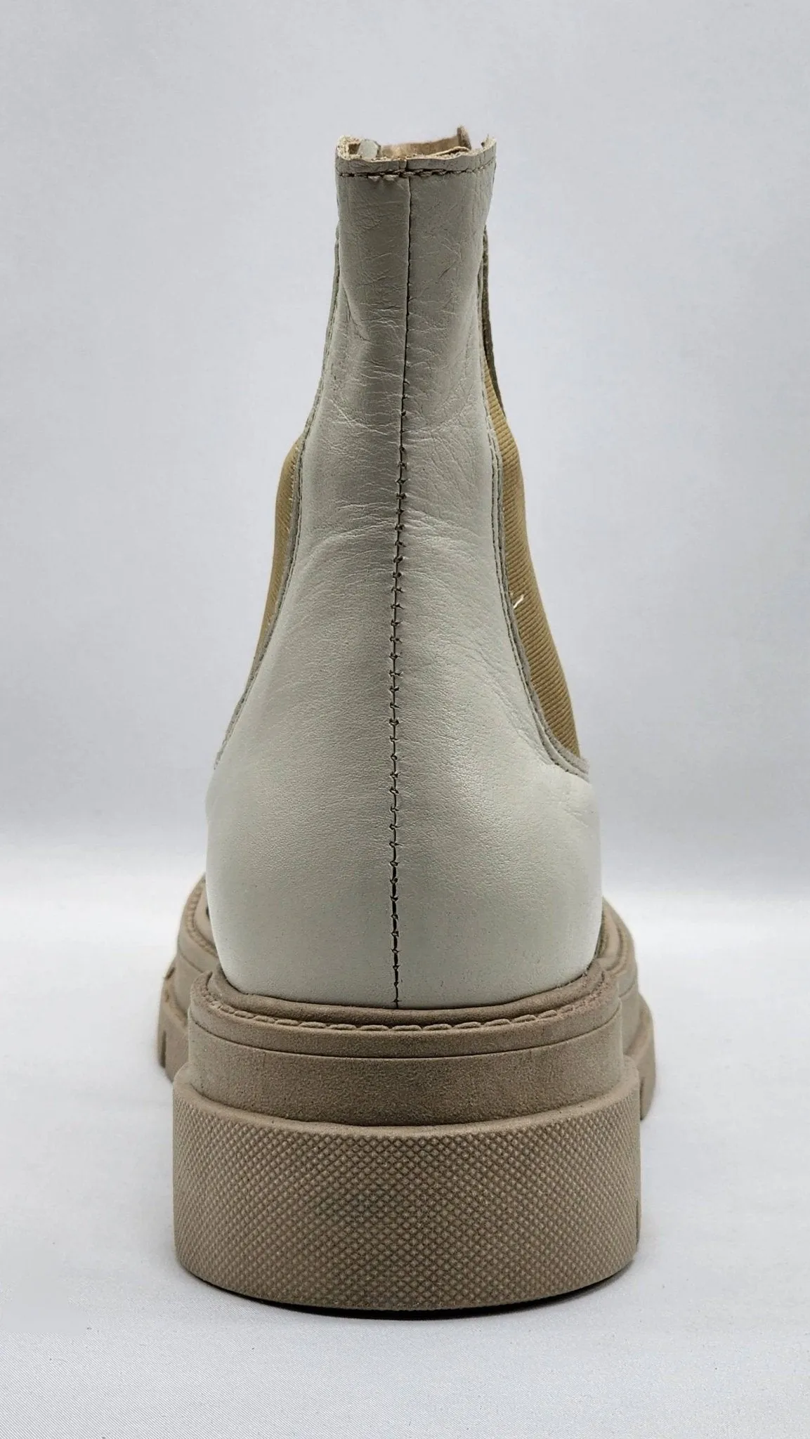 Women's Modern Mid Insulated Chelsea Zip-Up Leather Boots