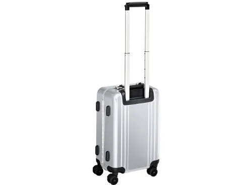 Zero Halliburton Classic Polycarbonate Carry On 4 Wheel Spinner Travel Case, Black, One Size